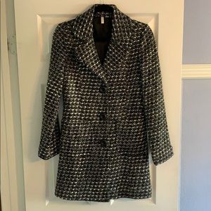 Frenchi Boucle Wool Blend Peacoat